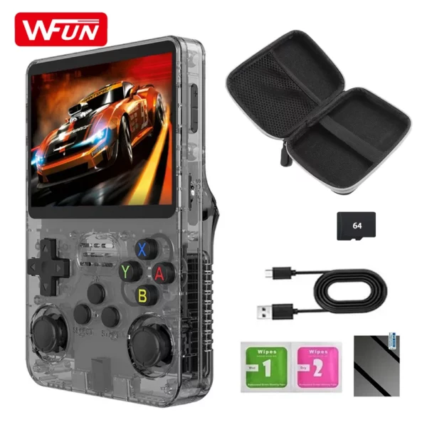 R36S Retro Handheld 3.5 Inch Screen Game Console R35S Open Source Linux System 15000+ Games Portable Video Player R36s Console – Image 6